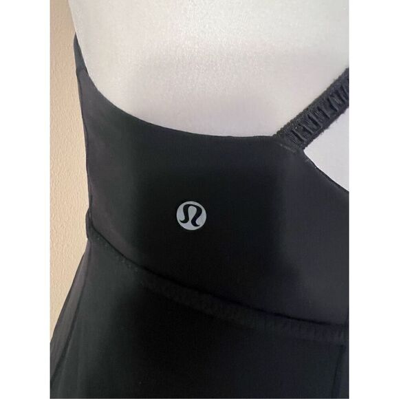Lululemon Black Bulerias Athletic Tank Top Size 6 - Picture 5 of 7